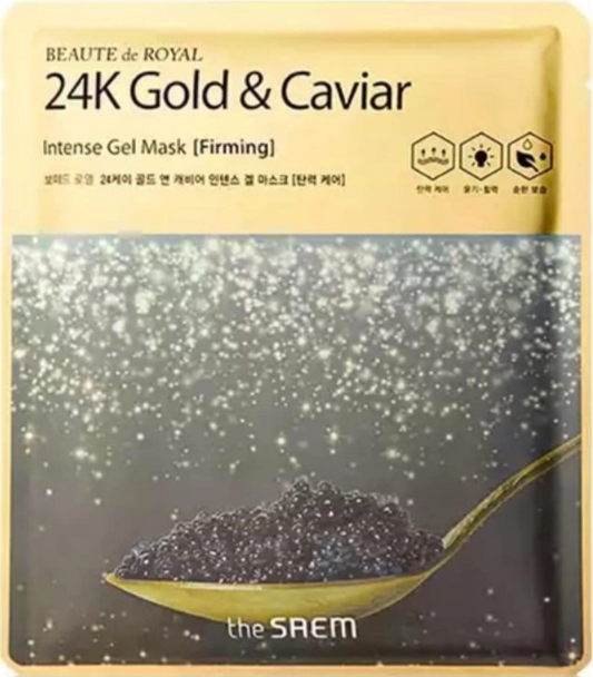 Beaute de Royal 24K Gold & Caviar Intense Gel Mask 35g