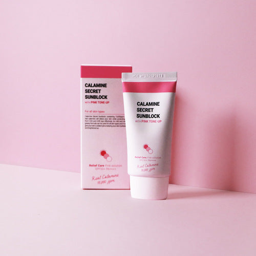 K-SECRET Calamine Secret Sunblock with pink tone-up 50ml