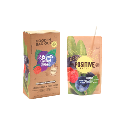 POSITIVE Hotel Daily Protein Shake 3Berries