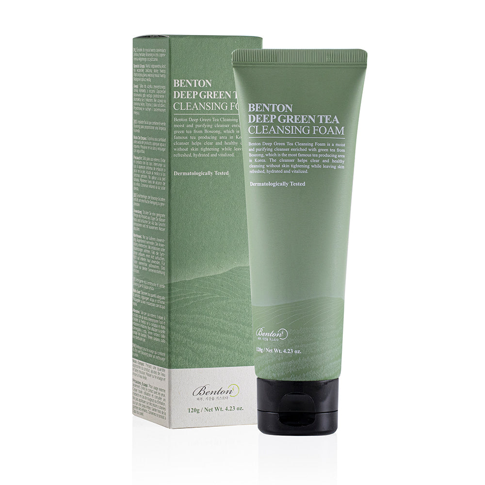 DEEP GREEN TEA CLEANSING FOAM 120g