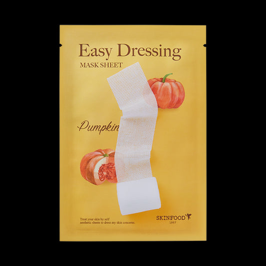 EASY DRESSING MASK SHEET, PUMPKIN WATER 28g