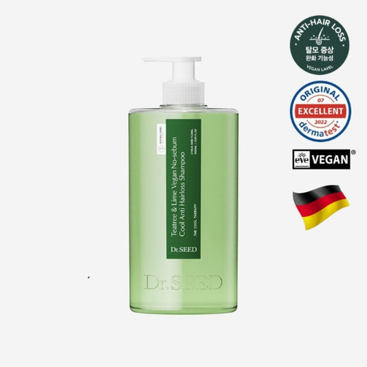 Dr.SEED Teatree and Line Vegan No-sebum Cool Anti Hairloss Shampoo 1000ml