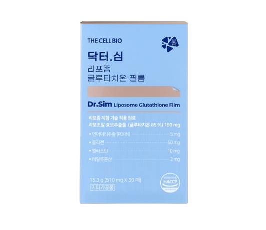 THE CELL LAB THE CELL BIO Dr.Sim Liposome Glutathione Film 15.3g(510mg X 30sheets)