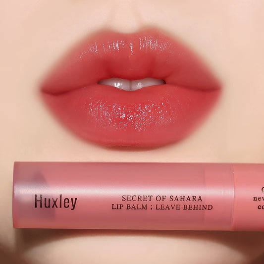 Huxley LIP BALM ; LEAVE BEHIND 6 TERRACOTTA BRICK 3g / 0.10 oz