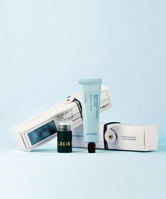 Login Forest THE DEEP LAYER DUO Rainy Groove Garden hand Cream 30ml Perfume Stick 8g