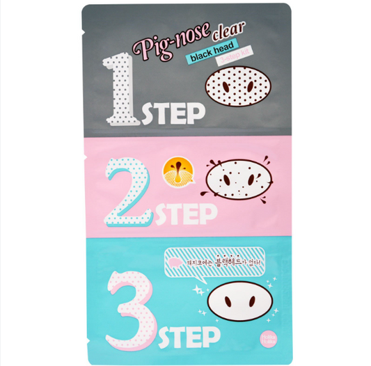 Pig Clear Blackhead 3-step kit(genuine article sticker)
