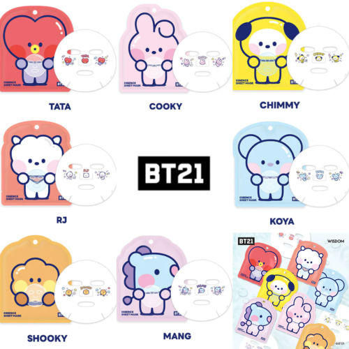 BT21 ESSENCE SHEET MASK ALL 7 Characters