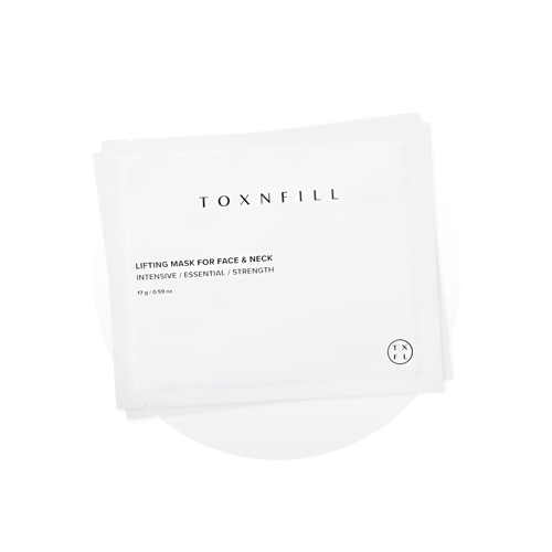 Toxnfill Lifting Sheet Mask for Face and Neck