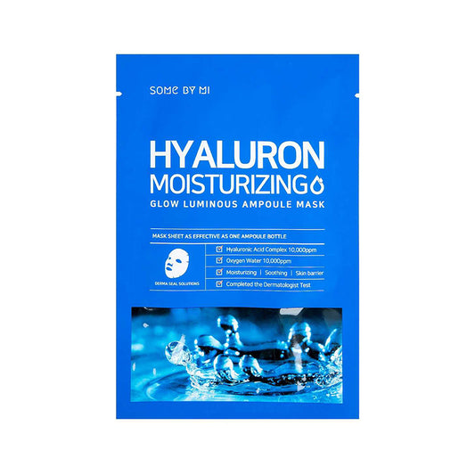 HYALURON MOISTURIZING GLOW LUMINOUS AMPOULE MASK 25g*10ea