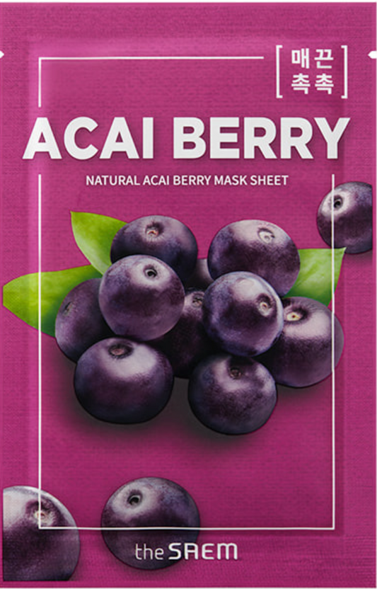Natural Acai Berry Mask Sheet 21ml