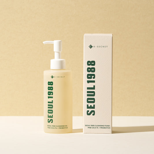 K-SECRET SEOUL 1988 Cleansing Oil : Pine Cica 1% + Probiotics 200ml