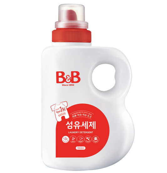 B&B Baby Laundry Detergent Bottle 1500ml