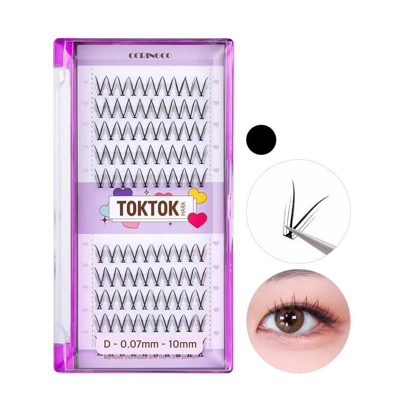 CORINGCO TOKTOK-HARA CHECK EYELASH 12mm
