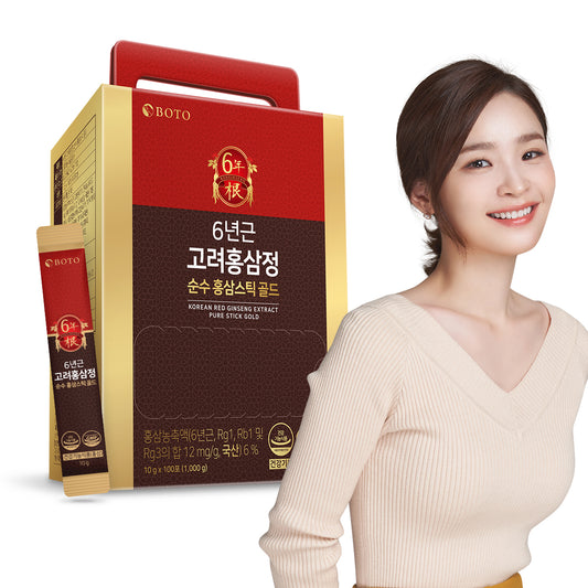 Korean Red Ginseng Extract Pure Stick Gold 10gx100p