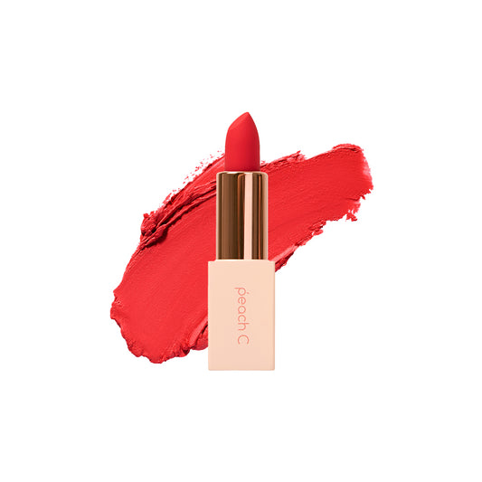 Peach C Easy Matte Lipstick 05 Dahlia Red