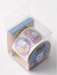 BT21 MININI HAPPY FLOWER ROLL GIFT PACKAGE STICKER MANG