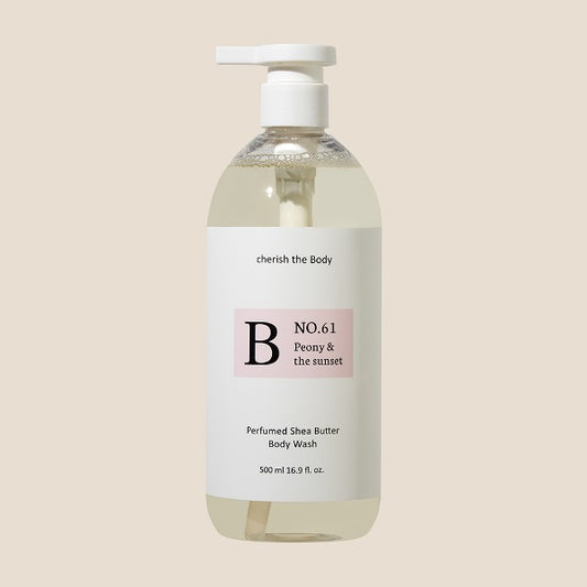 CH6 Perfumed Shea Butter body washPeony & the sunset