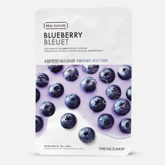 Real Nature.Blueberry Face Mask 20g