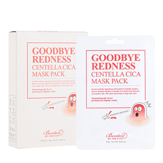 GOODBYE REDNESS CENTELLA MASK PACK [1BOX] 23g x 10매