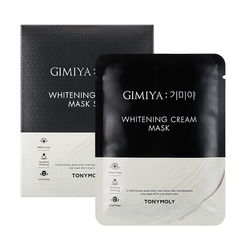 Gimiya Whitening Cream Mask 10sheet 25ml*10