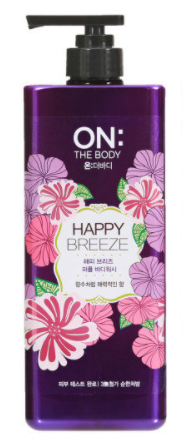 ON THE BODY Happy Breeze Perfume Body Wash 500ml