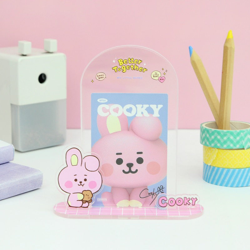 BT21 BABY MY LITTLE BUDDY ACRYLIC MULTI STAND COOKY