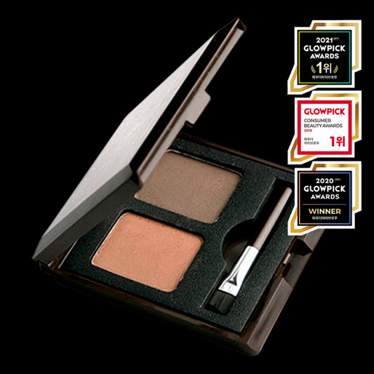 CHOCO EYEBROW POWDER CAKE 02 2.6g(1.3g*2)