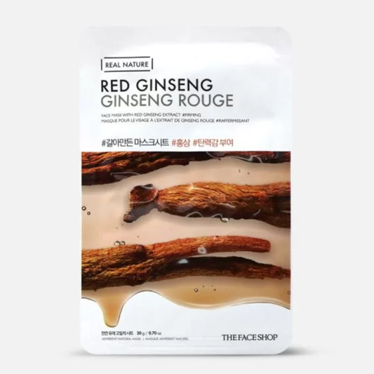 Real Nature.Red Ginseng Face Mask 20g