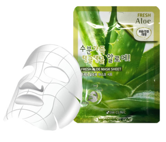 3W Clinic Fresh Aloe Mask Sheet 23ml