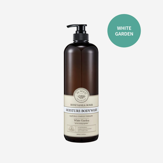 Dr.SEED Honey & Milk Bomb Moisture Body Wash white garden 1000ml