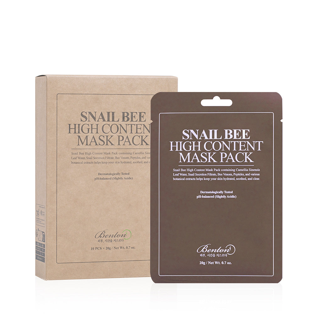 SNAIL BEE HIGH CONTENT MASK PACK [1BOX] 20g x 10매