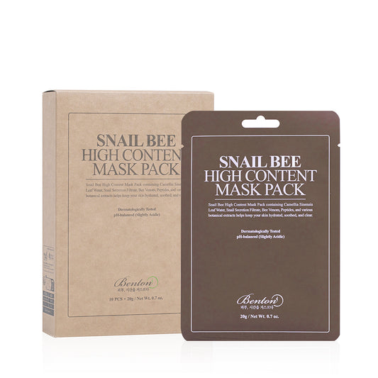 SNAIL BEE HIGH CONTENT MASK PACK [1BOX] 20g x 10매