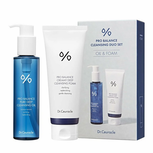 Dr.Ceuracle PRO-BALANCE CLEANSING DUO SET(pure cleansing oil(155ml)+creamy cleansing foam(150ml))