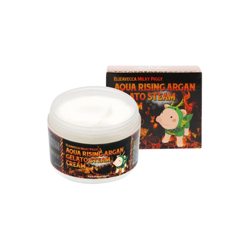 Elizavecca Milky Piggy Aqua Rising Argan Gelato Steam Cream 100 ml
