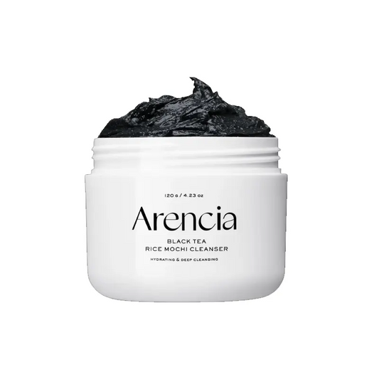 Arencia Black Tea Rice Mochi Cleanser 120g
