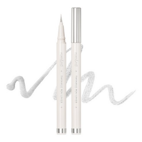 rom&nd Twinkle Pen Liner 01 Silver Flake