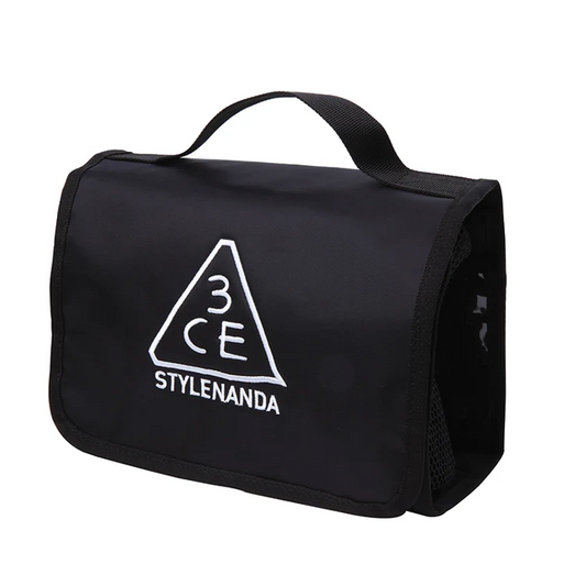 3ce WASH BAG_SMALL #BLACK