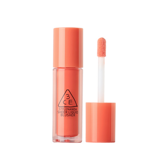 3ce SHEER LIQUID BLUSHER #COZY PEACH