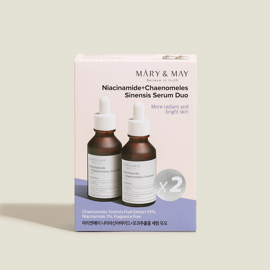 Mary&May Niacinamide+Chaenomeles Sinensis Serum Duo (30ml x2)