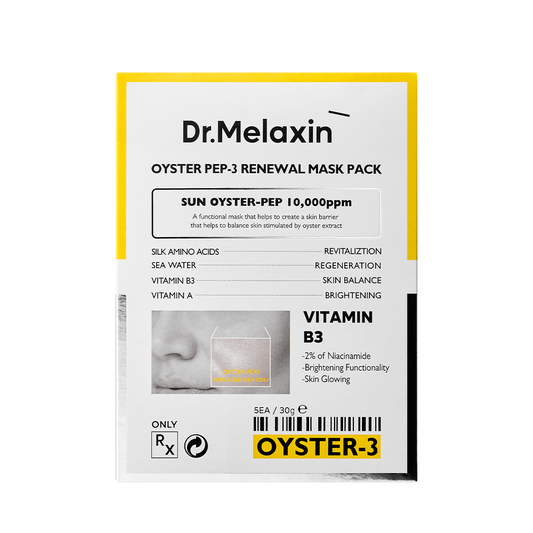 DR.MELAXIN Oyster Pep3 Renewal Mask Pack 30g_5 pack
