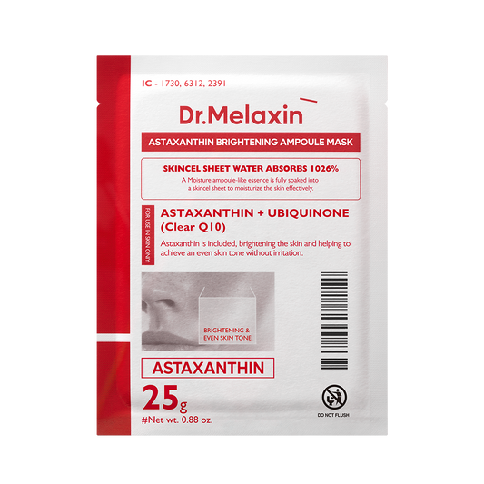 DR.MELAXIN Astaxanthin whitening Ampoule Mask pack 25g 5ea