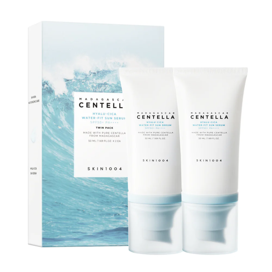 SKIN1004 Madagascar Centella Hyalu-Cica Water-Fit Sun Serum Twin Pack (50ml*2)