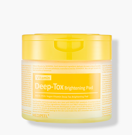 Medipeel VEGAN VITAMIN DEEP-TOX BRIGHTENING PAD 270ml (70pcs)