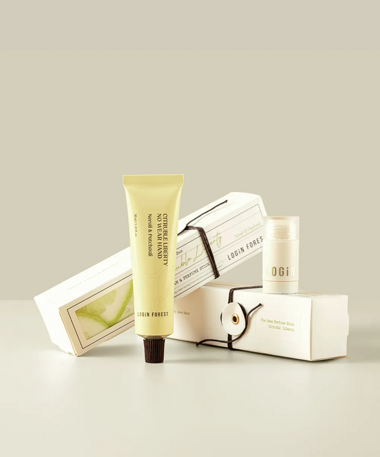Login Forest THE DEEP LAYER DUO Citruble Liberty hand Cream 30ml Perfume Stick 8g
