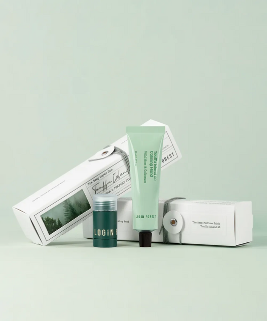 Login Forest THE DEEP LAYER DUO Touffu Island 60 hand Cream 30ml Perfume Stick 9g