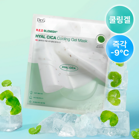 DR.G RED BLEMISH HYAL CICA COOLING GEL MASK 27 g * 10ea