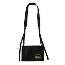 RECYCLING & REBIRTH RE: BT21 WITH OVER LAB FOLDING CROSS BAG BLACK
