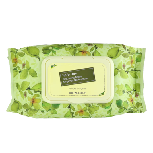 HERB DAY CLEANSING WIPES 70ea