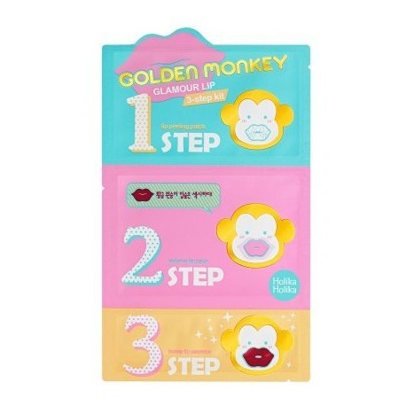 Golden Monkey Glamour Lip 3-Step Kit