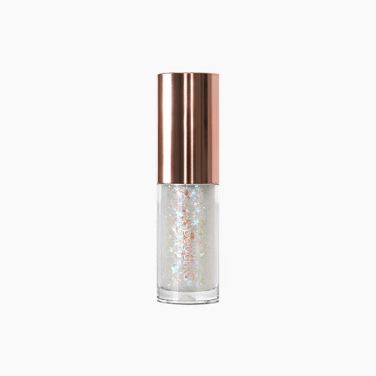 Peach C Champagne Eye Glitter 01 Pure White